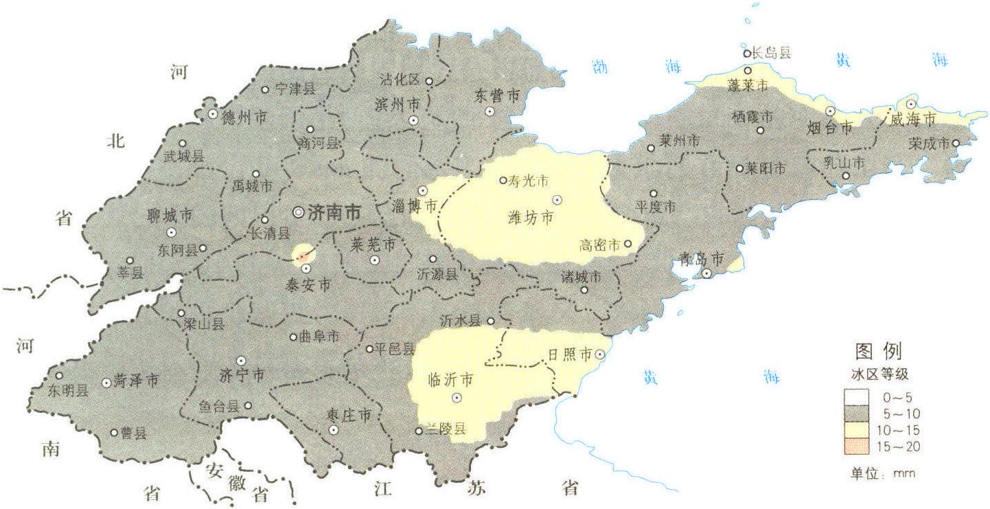 2.5.1 华北电网冰区分布图